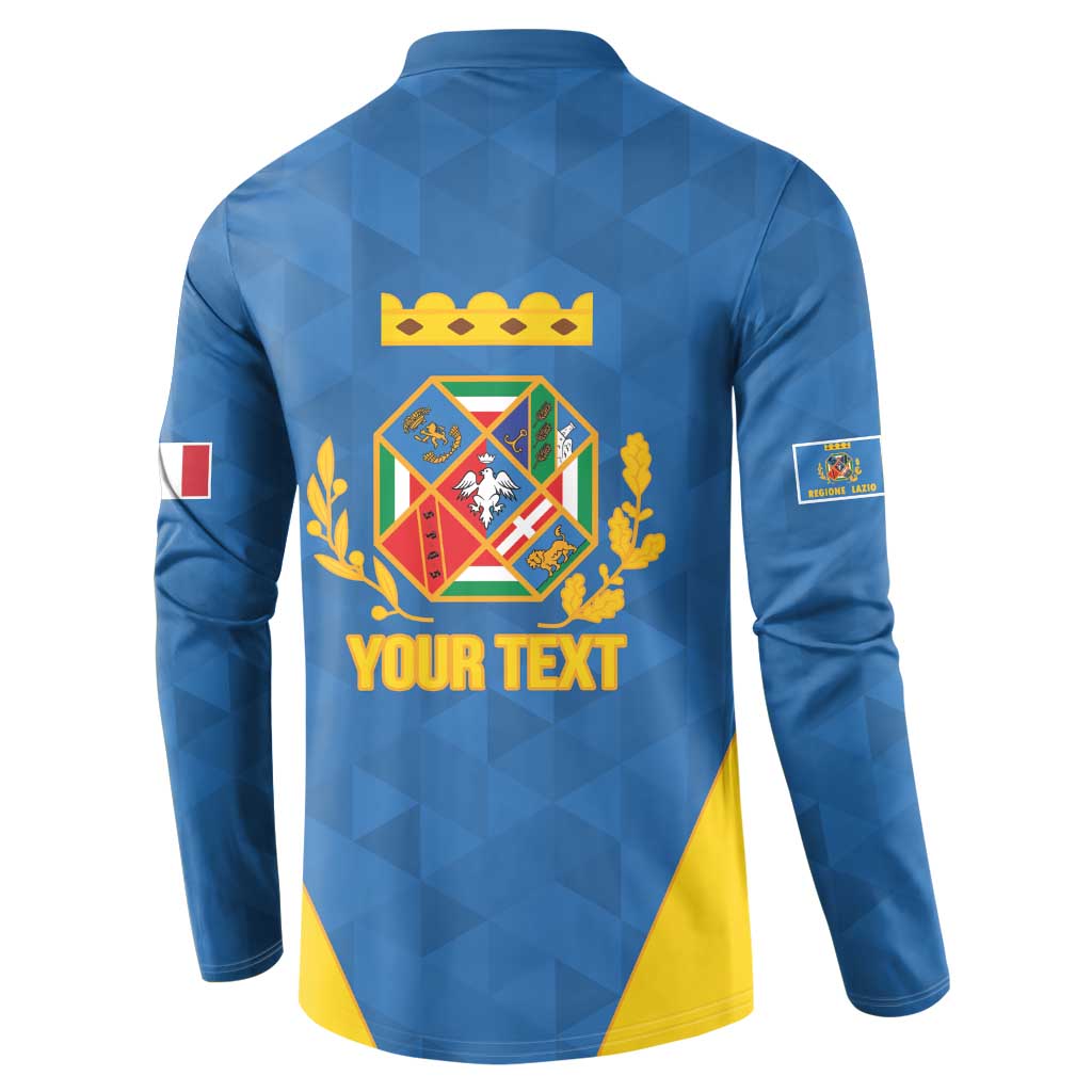 Personalized Italy Lazio Button Sweatshirt Inspiration Flags Style