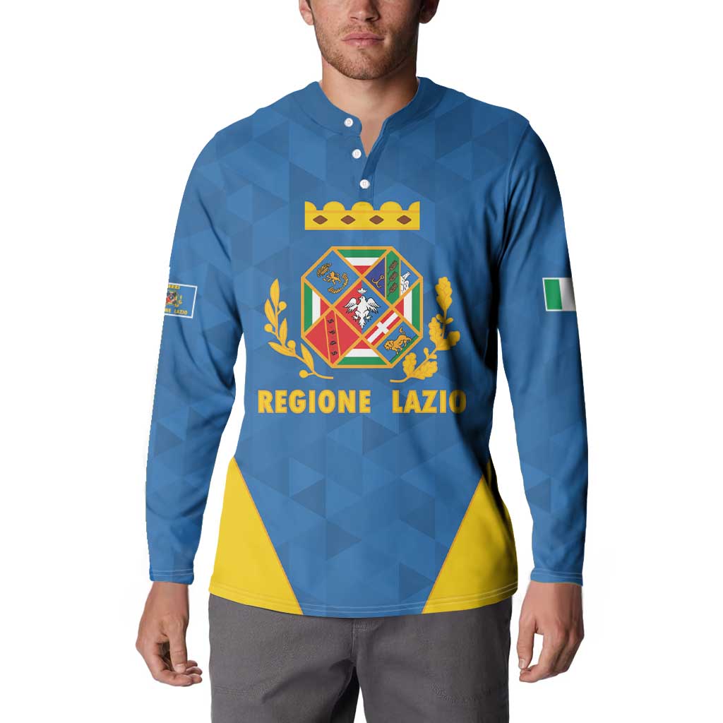 Personalized Italy Lazio Button Sweatshirt Inspiration Flags Style