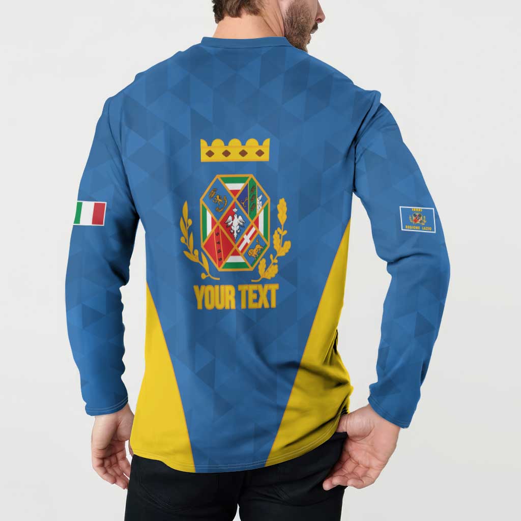 Personalized Italy Lazio Button Sweatshirt Inspiration Flags Style