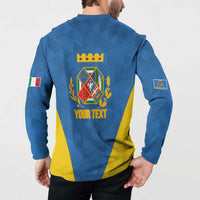 Personalized Italy Lazio Button Sweatshirt Inspiration Flags Style