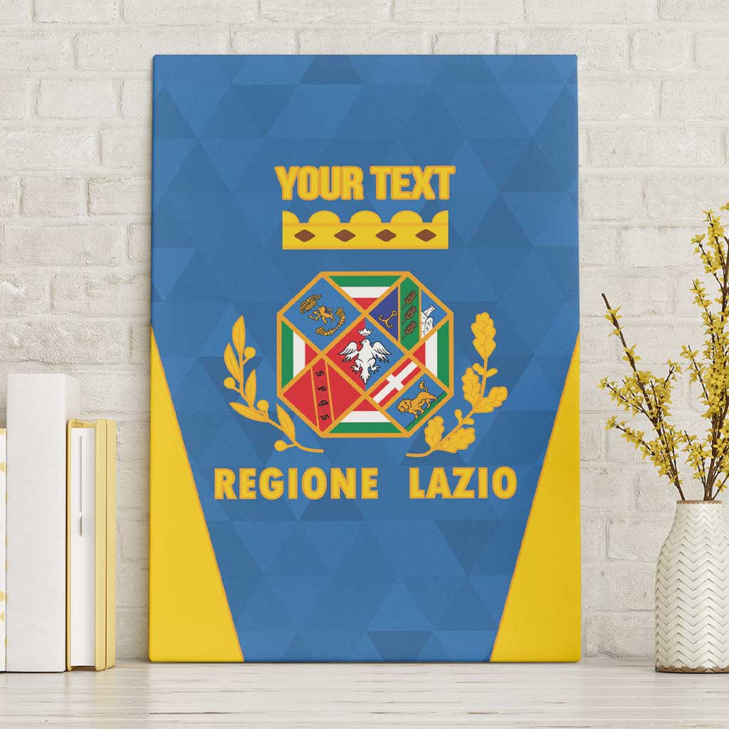 Personalized Italy Lazio Canvas Wall Art Inspiration Flags Style