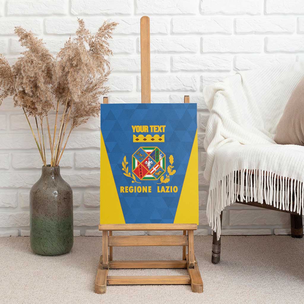 Personalized Italy Lazio Canvas Wall Art Inspiration Flags Style