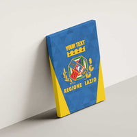 Personalized Italy Lazio Canvas Wall Art Inspiration Flags Style