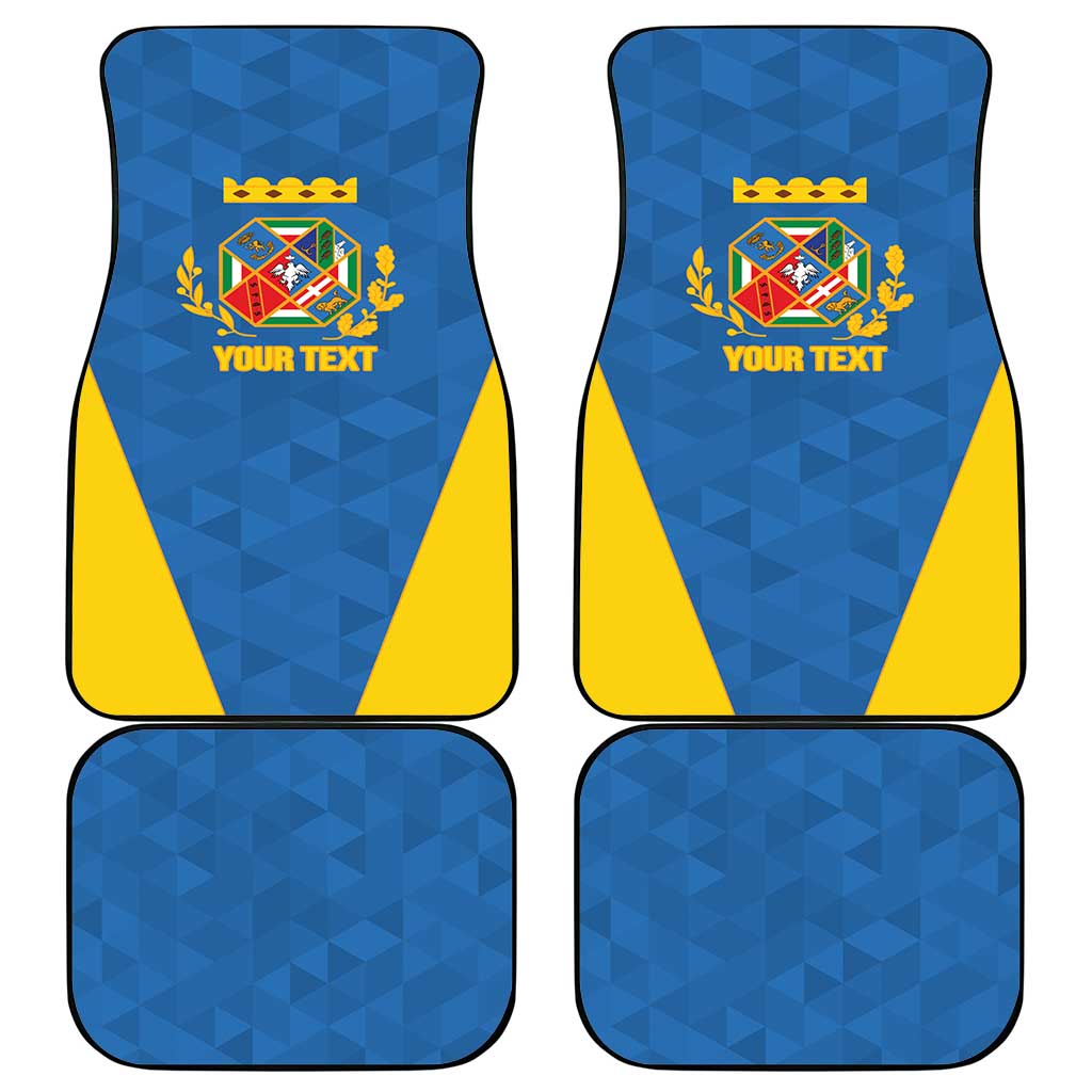 Personalized Italy Lazio Car Mats Inspiration Flags Style