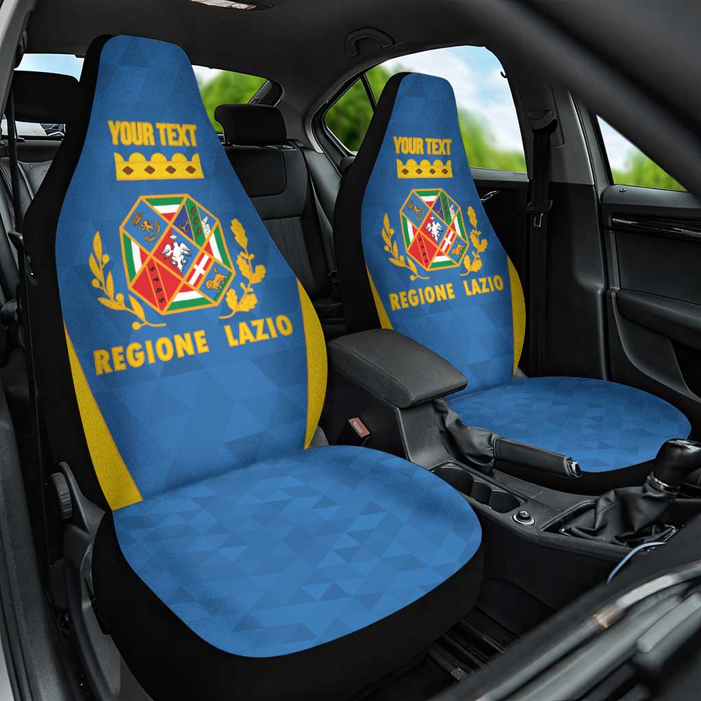 Personalized Italy Lazio Car Seat Cover Inspiration Flags Style