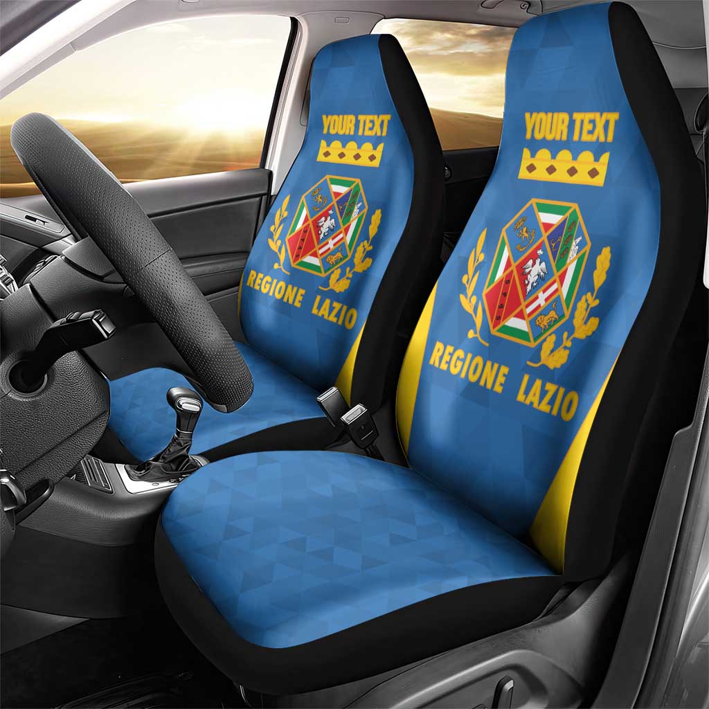 Personalized Italy Lazio Car Seat Cover Inspiration Flags Style