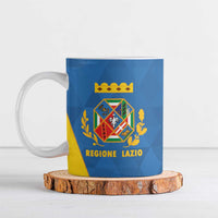 Personalized Italy Lazio Ceramic Mug Inspiration Flags Style - Wonder Print Shop