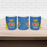 Personalized Italy Lazio Ceramic Mug Inspiration Flags Style - Wonder Print Shop