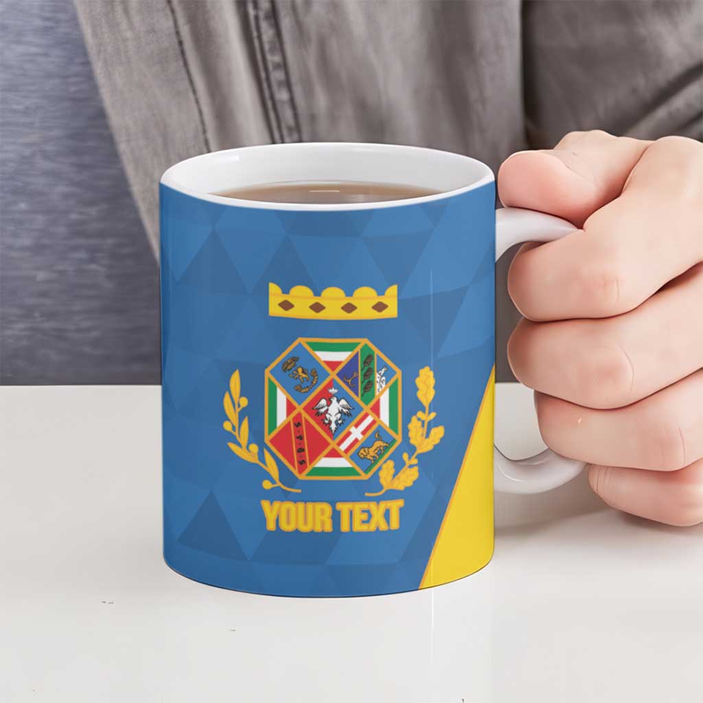 Personalized Italy Lazio Ceramic Mug Inspiration Flags Style - Wonder Print Shop