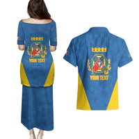 Personalized Italy Lazio Couples Matching Puletasi and Hawaiian Shirt Inspiration Flags Style