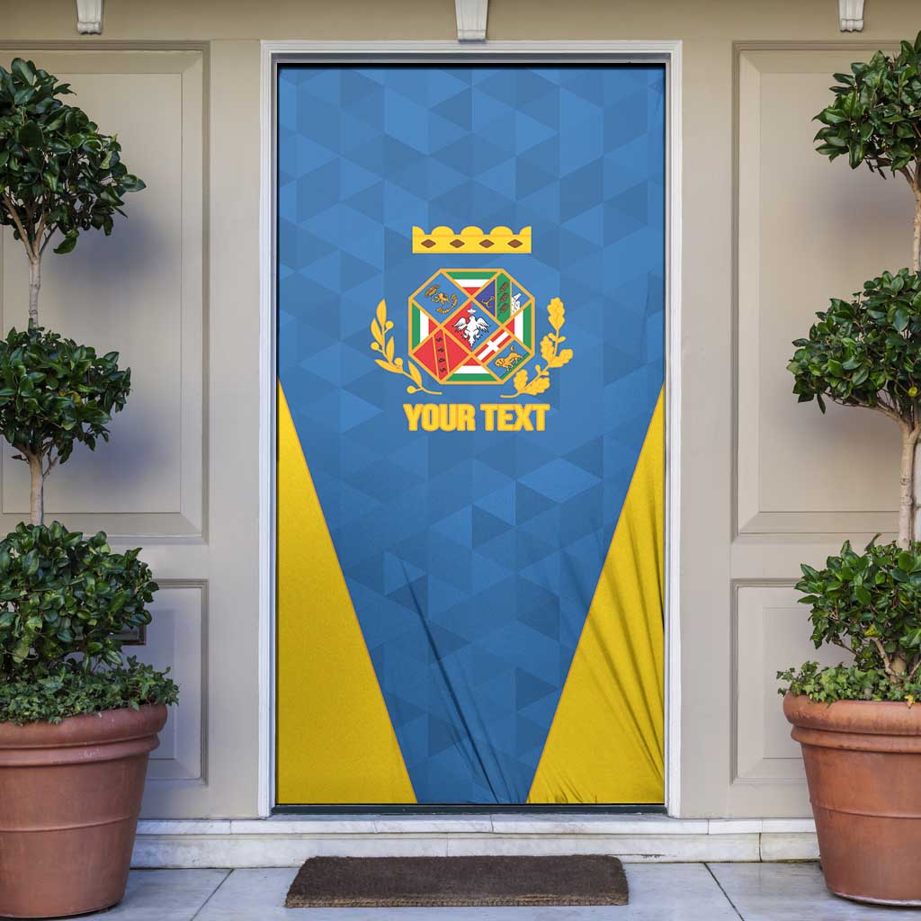 Personalized Italy Lazio Door Cover Inspiration Flags Style - Wonder Print Shop