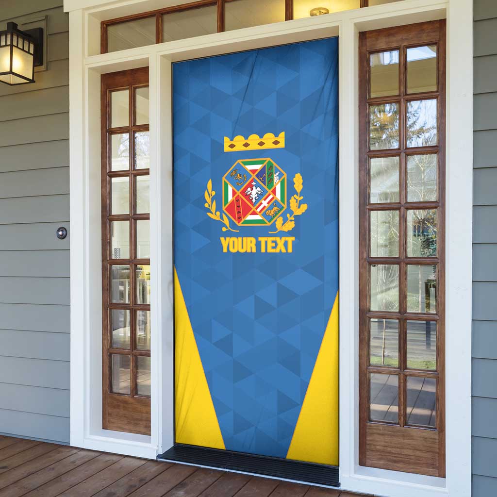 Personalized Italy Lazio Door Cover Inspiration Flags Style - Wonder Print Shop