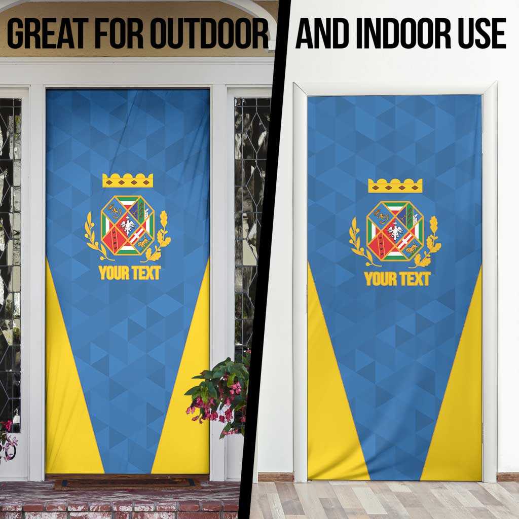 Personalized Italy Lazio Door Cover Inspiration Flags Style - Wonder Print Shop