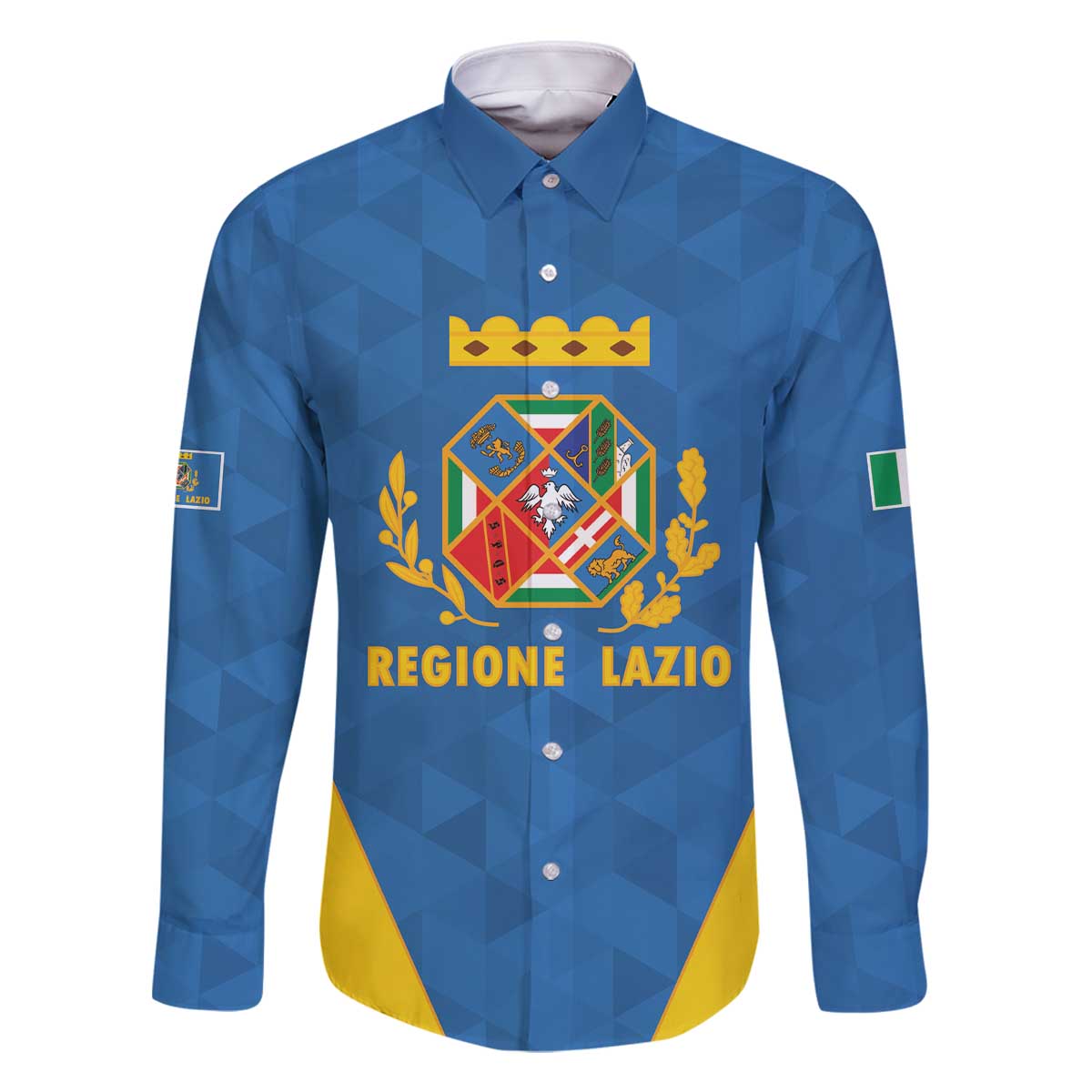 Personalized Italy Lazio Family Matching Off The Shoulder Long Sleeve Dress and Hawaiian Shirt Inspiration Flags Style