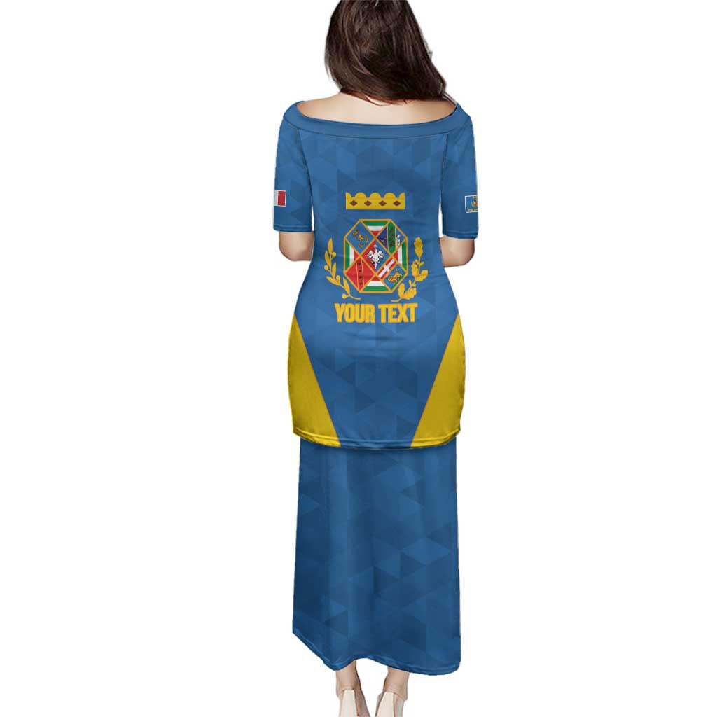 Personalized Italy Lazio Family Matching Puletasi and Hawaiian Shirt Inspiration Flags Style