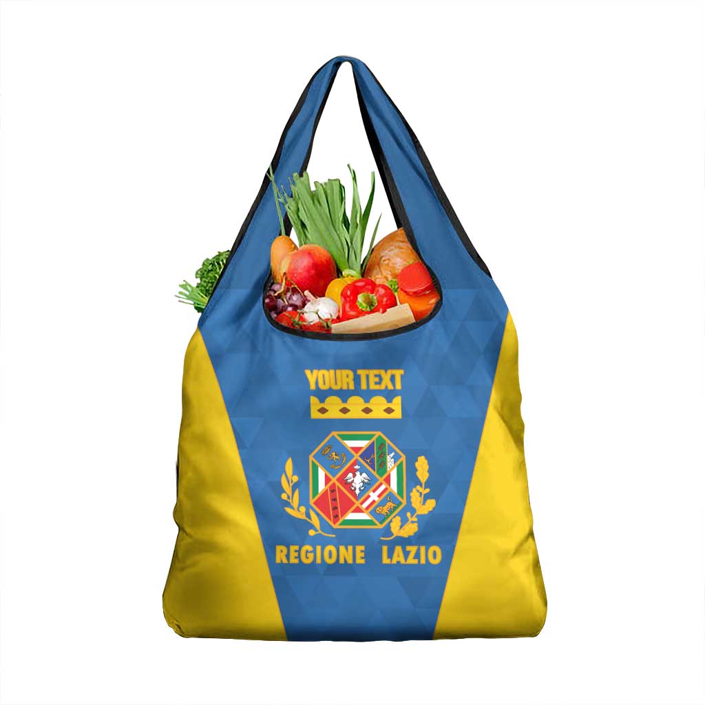 Personalized Italy Lazio Grocery Bag Inspiration Flags Style