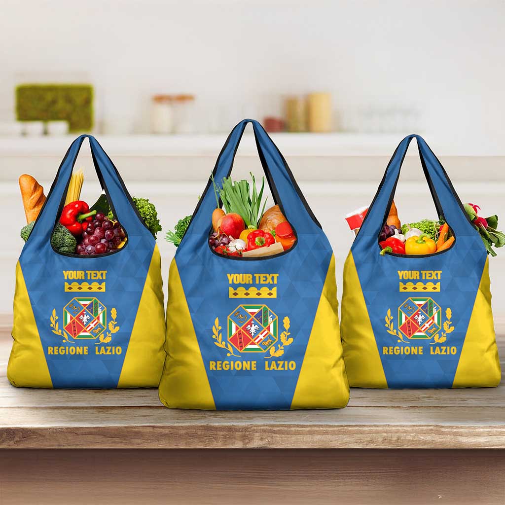 Personalized Italy Lazio Grocery Bag Inspiration Flags Style