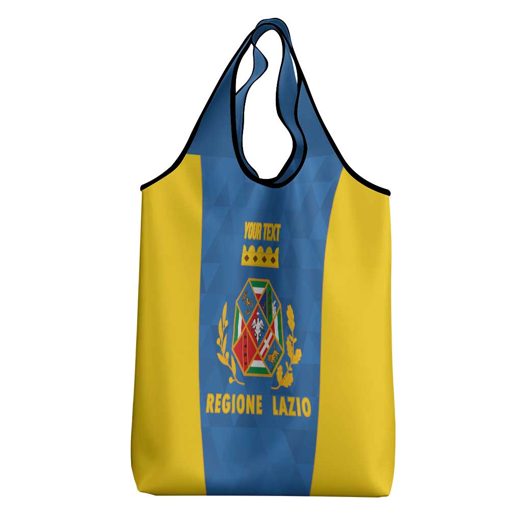 Personalized Italy Lazio Grocery Bag Inspiration Flags Style
