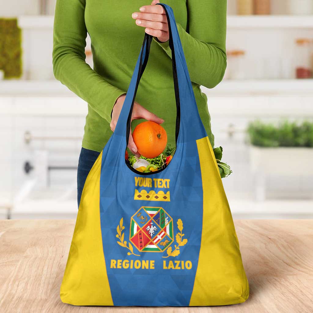 Personalized Italy Lazio Grocery Bag Inspiration Flags Style