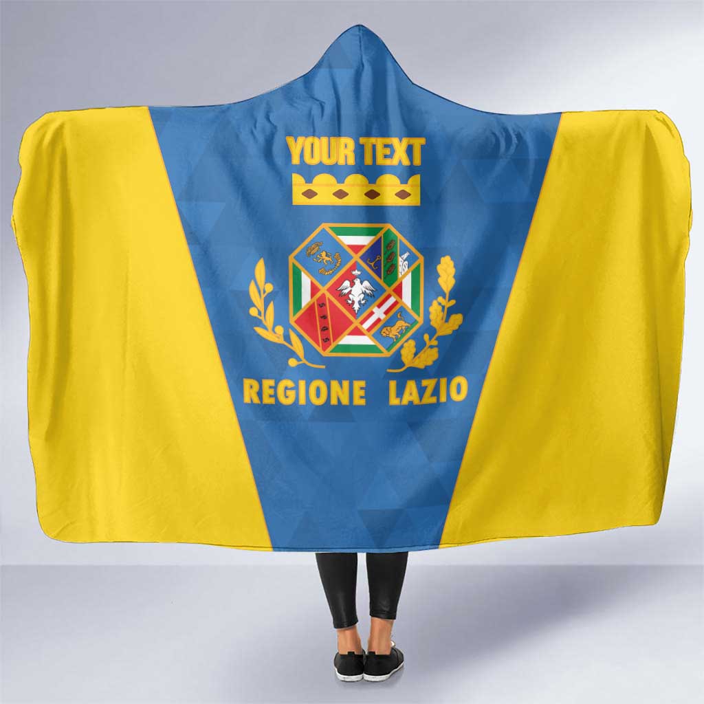 Personalized Italy Lazio Hooded Blanket Inspiration Flags Style