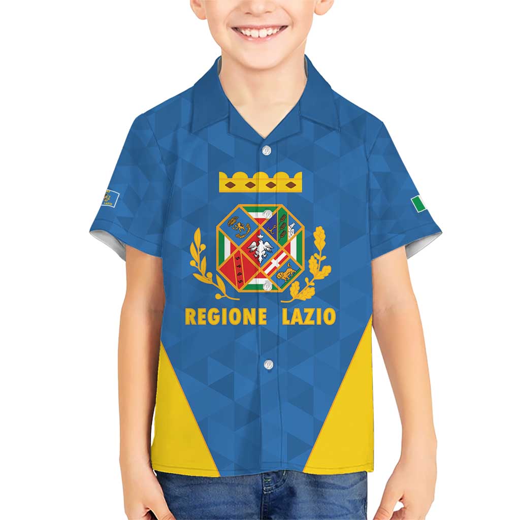 Personalized Italy Lazio Kid Hawaiian Shirt Inspiration Flags Style