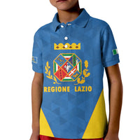 Personalized Italy Lazio Kid Polo Shirt Inspiration Flags Style
