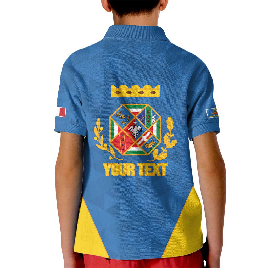 Personalized Italy Lazio Kid Polo Shirt Inspiration Flags Style