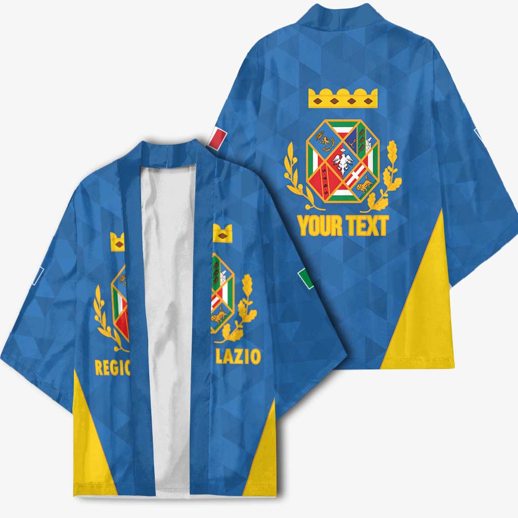 Personalized Italy Lazio Kimono Inspiration Flags Style - Wonder Print Shop
