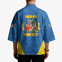 Personalized Italy Lazio Kimono Inspiration Flags Style - Wonder Print Shop