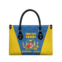 Personalized Italy Lazio Leather Bag Inspiration Flags Style - Wonder Print Shop