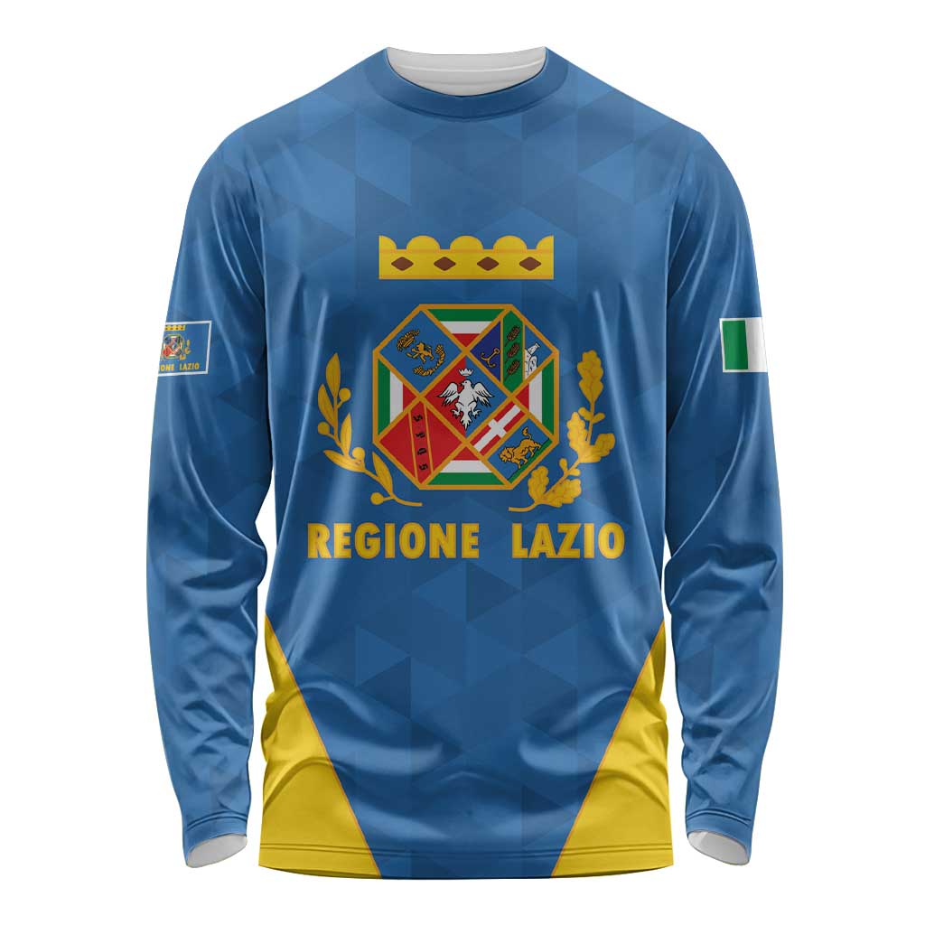 Personalized Italy Lazio Long Sleeve Shirt Inspiration Flags Style