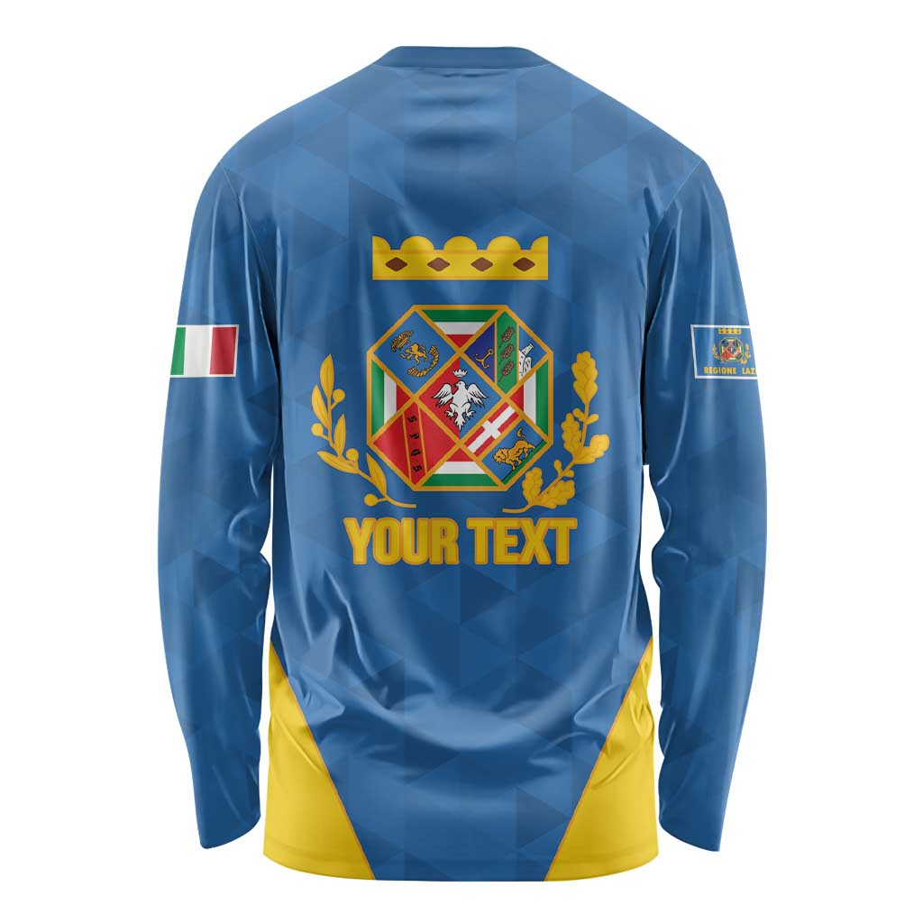 Personalized Italy Lazio Long Sleeve Shirt Inspiration Flags Style