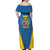Personalized Italy Lazio Off Shoulder Maxi Dress Inspiration Flags Style