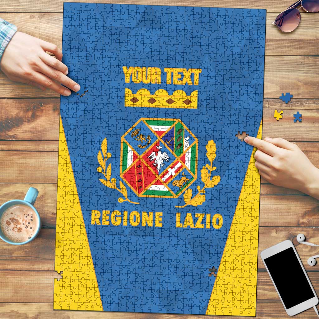 Personalized Italy Lazio Puzzle Inspiration Flags Style - Wonder Print Shop