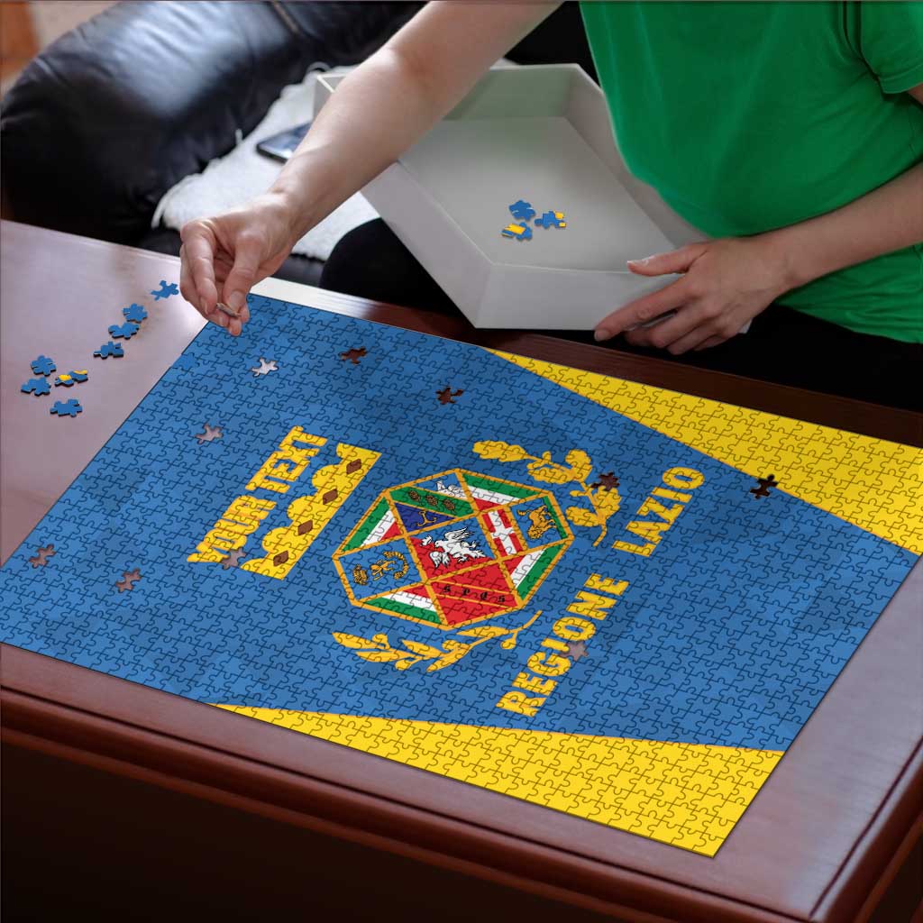 Personalized Italy Lazio Puzzle Inspiration Flags Style - Wonder Print Shop