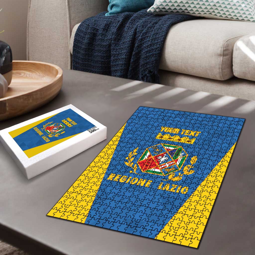 Personalized Italy Lazio Puzzle Inspiration Flags Style - Wonder Print Shop