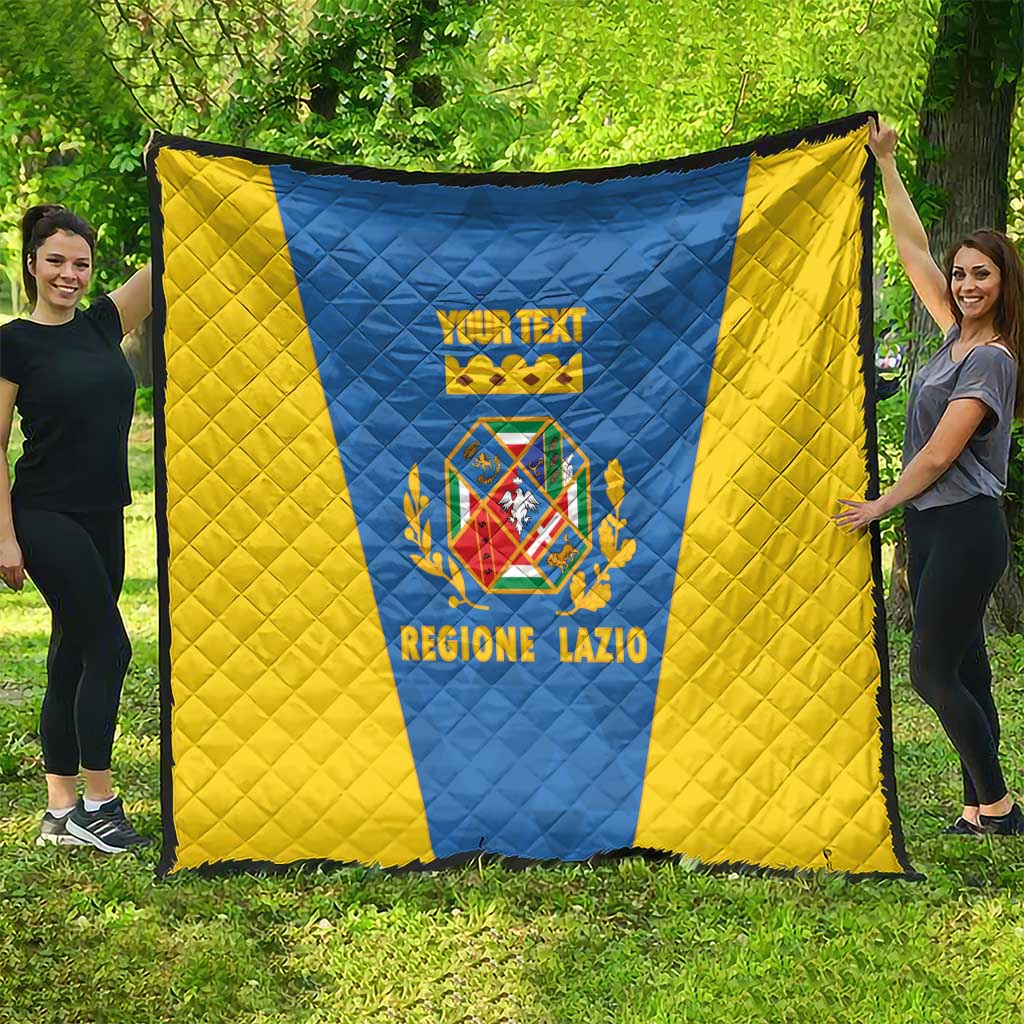 Personalized Italy Lazio Quilt Inspiration Flags Style