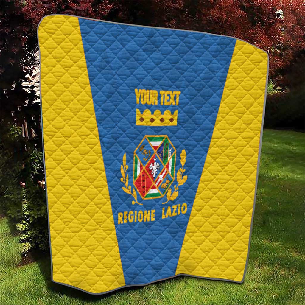 Personalized Italy Lazio Quilt Inspiration Flags Style