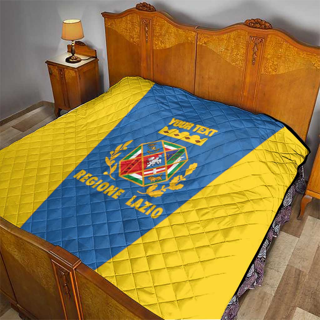 Personalized Italy Lazio Quilt Inspiration Flags Style