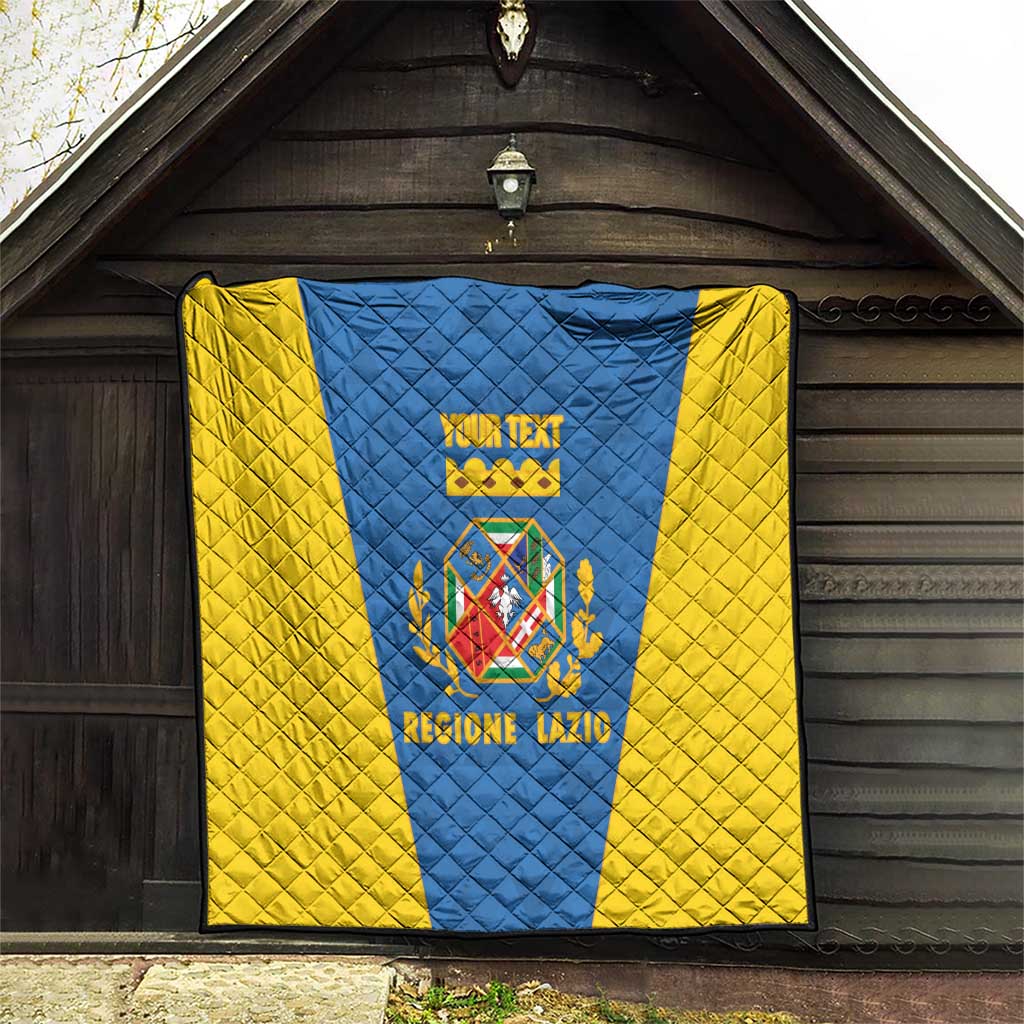 Personalized Italy Lazio Quilt Inspiration Flags Style