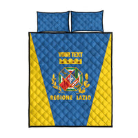 Personalized Italy Lazio Quilt Bed Set Inspiration Flags Style