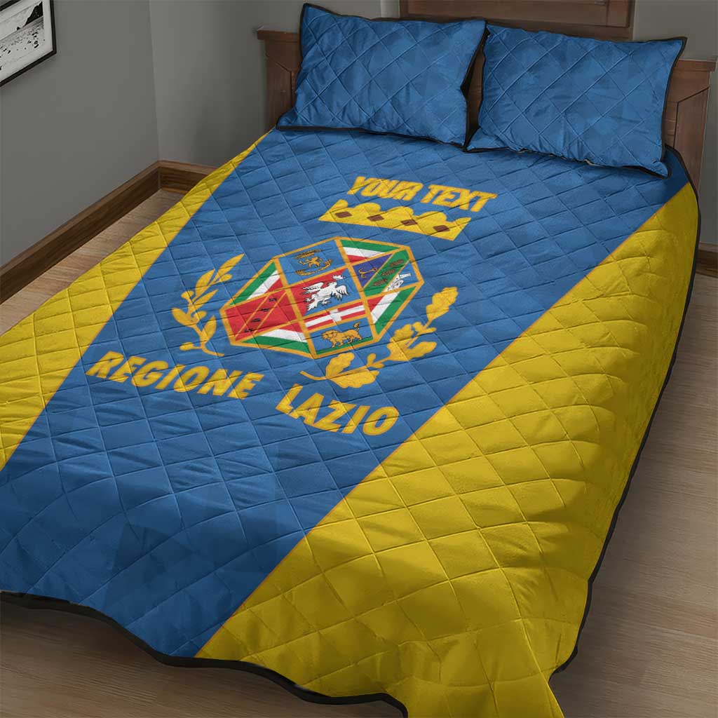 Personalized Italy Lazio Quilt Bed Set Inspiration Flags Style