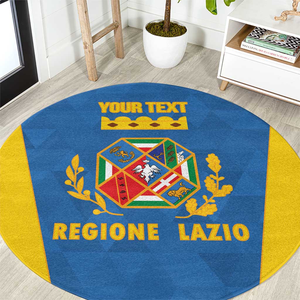 Personalized Italy Lazio Round Carpet Inspiration Flags Style