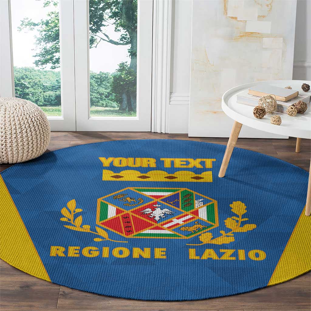 Personalized Italy Lazio Round Carpet Inspiration Flags Style