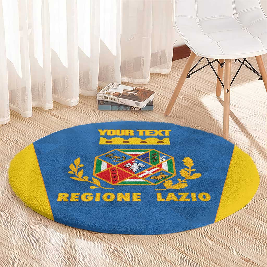 Personalized Italy Lazio Round Carpet Inspiration Flags Style