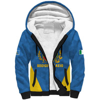 Personalized Italy Lazio Sherpa Hoodie Inspiration Flags Style