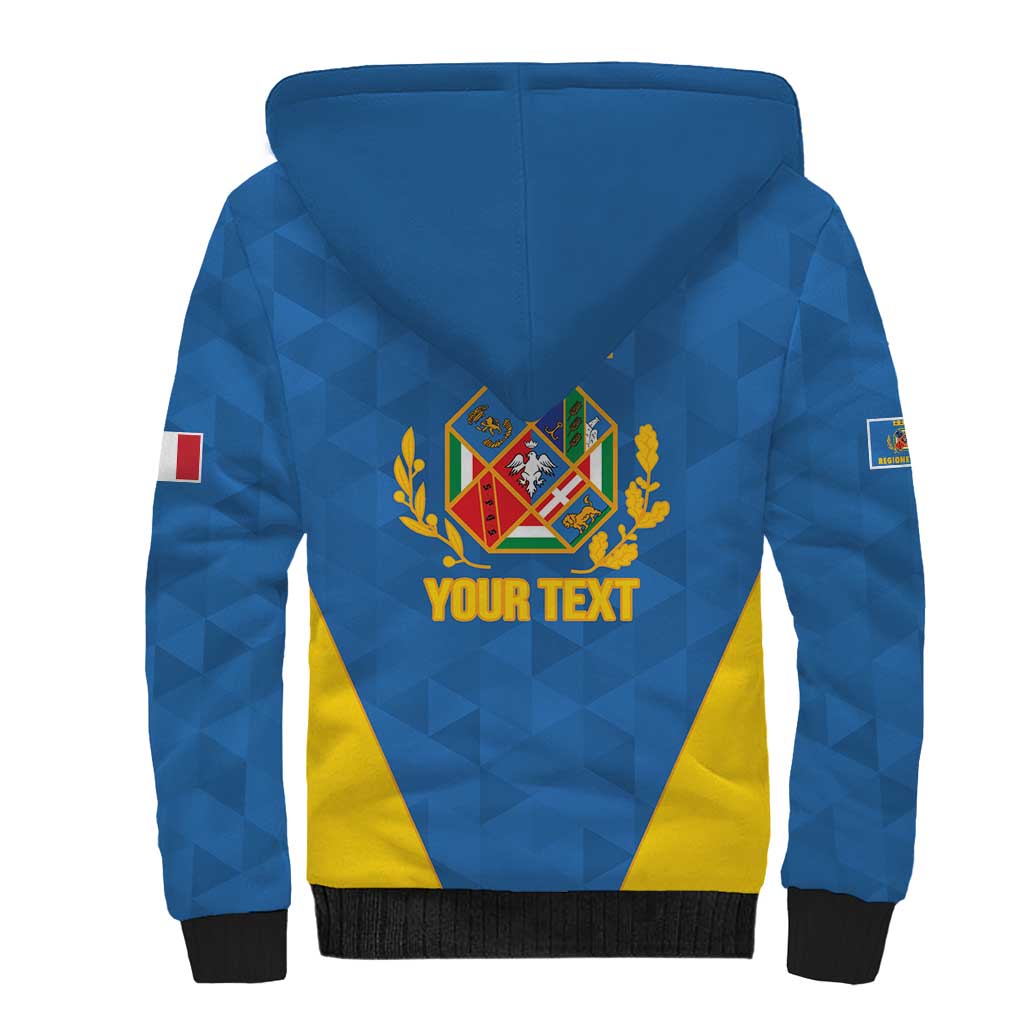 Personalized Italy Lazio Sherpa Hoodie Inspiration Flags Style