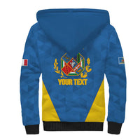 Personalized Italy Lazio Sherpa Hoodie Inspiration Flags Style