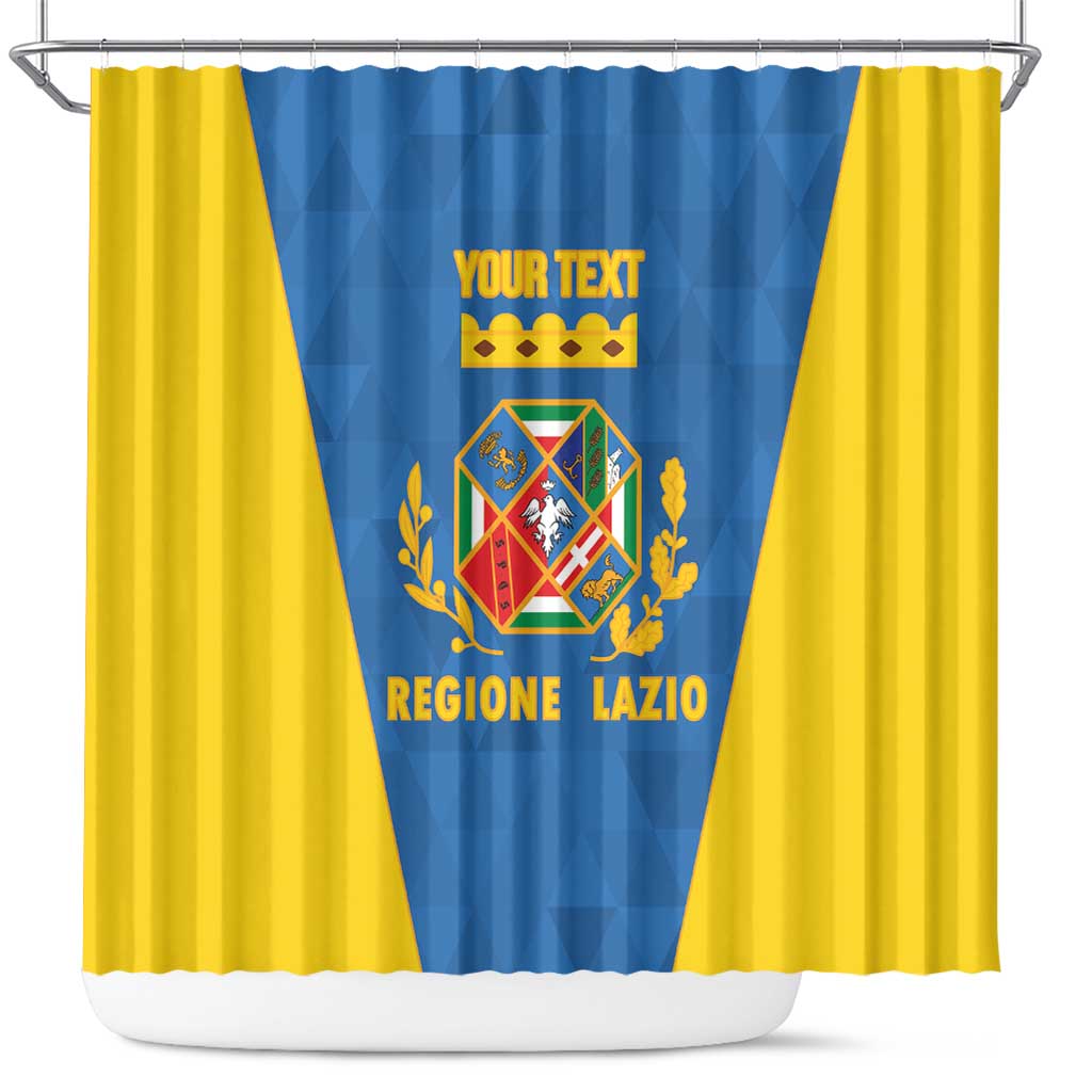 Personalized Italy Lazio Shower Curtain Inspiration Flags Style