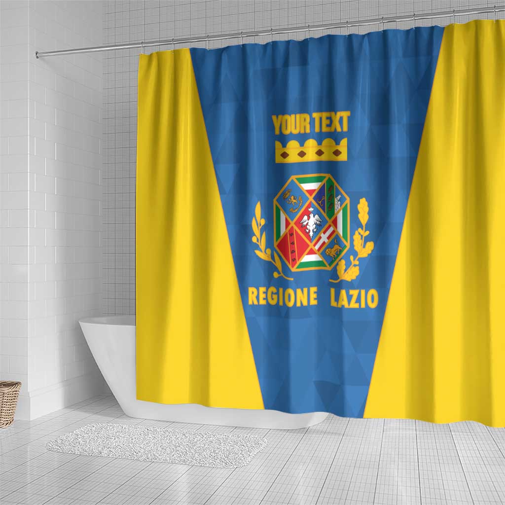 Personalized Italy Lazio Shower Curtain Inspiration Flags Style